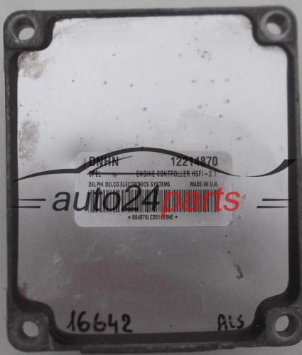 Μονάδα Ελέγχου Κινητήρα OPEL ASTRA ZAFIRA 1.6 Z16XE DELPHI DELCO 12214870 DNHN