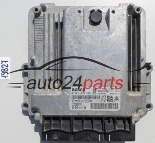 KOMPUTER STEROWNIK SILNIKA CITROEN PEUGEOT 2.2 HDI BOSCH 0 281 014 548, 96 648 016 80