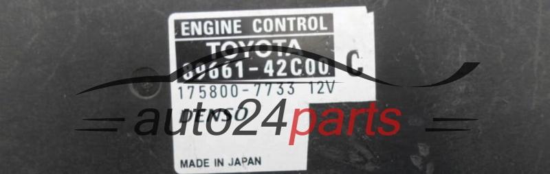 CENTRALINA MOTORE TOYOTA RAV4 AVENSIS 2.2, 89661-42C00, 8966142C00, 175800-7733, 1758007733