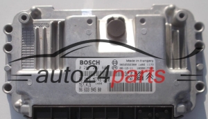 ECU ENGINE CONTROLLER CITROEN C4 1.6 BOSCH 0 261 201 609, 0261201609, 96 633 945 80, 9663394580, 9652552380, ME7.4.5 