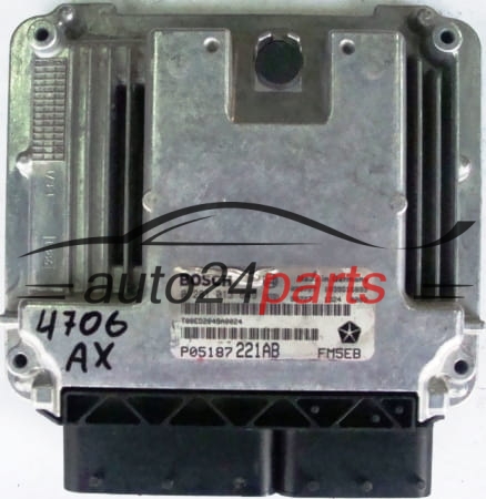 ECU ENGINE CONTROLLER JEEP CHEROKEE 2.8 CRDI BOSCH 0281013649, 0 281 013 649, P05187221AB FM5EB