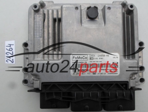 CENTRALINA DO MOTORE FORD FIESTA 1.5 TDCI BOSCH 0 281 031 431, 0281031431, DA6A-12A650-MB, DA6A12A650MB