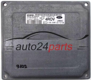 CENTRALINA DO MOTORE FORD FIESTA 1.4 SIEMENS S118107002 K, S118107002K, 2S6A-12A650-SG, 2S6A12A650SG, 4ROV, SIM22 