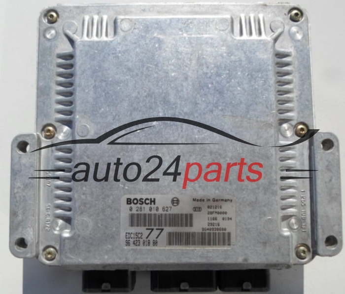 CALCULATEUR MOTEUR PEUGEOT 406 2.0 HDI BOSCH 0 281 010 627,  96 423 018 80