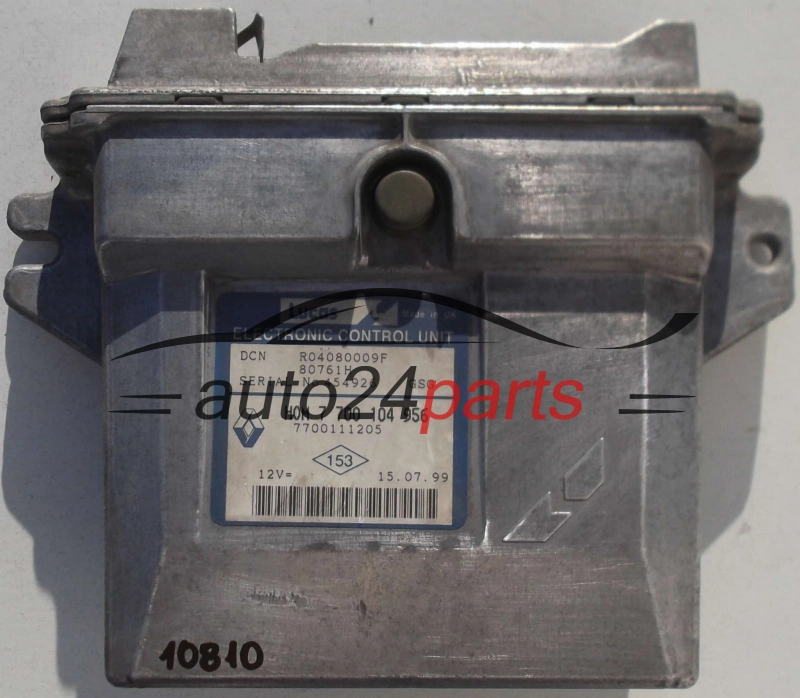 KOMPUTER STEROWNIK SILNIKA RENAULT KANGOO CLIO 1.9, HOM 7 700 104 956, 7700104956, 7700111205, R04080009F