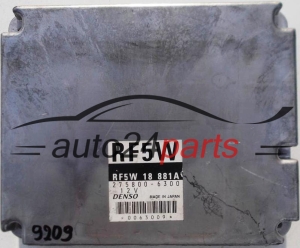 KOMPUTER STEROWNIK SILNIKA MAZDA PREMACY 2.0TD, 275800-6300, 2758006300, RF5W 18 881A, RF5W18881A - 