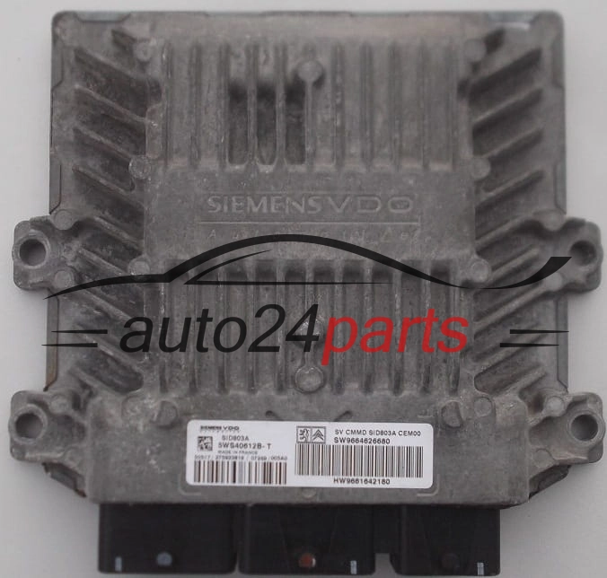 Μονάδα Ελέγχου Κινητήρα CITROEN PEUGEOT 2.0 HDI SIEMENS VDO 5WS40612B-T
