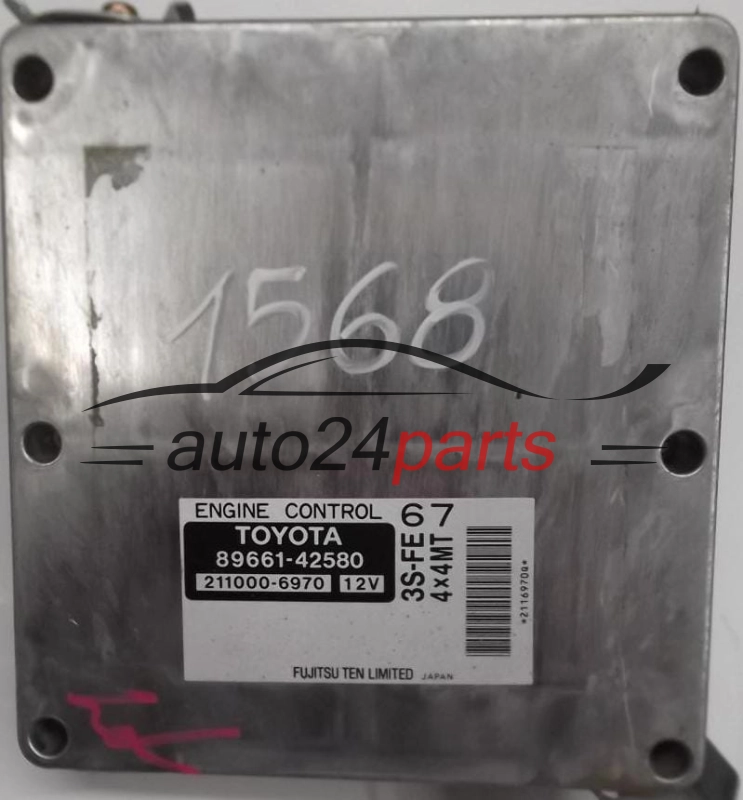 ECU ENGINE CONTROLLER TOYOTA RAV4 2.0 VVTI 89661-42580 3S-FE