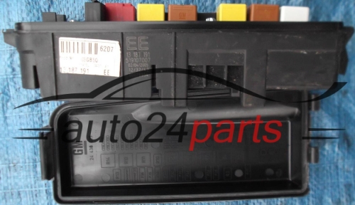 FUSE RELAY BOX ELECTRICAL COMFORT CONTROL MODULE BODY OPEL CHEVROLET HOLDEN VAUXHALL VECTRA C SIGNUM 13187191 EE 519107007 93184290 6243302