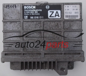 ECU AUTOMATIC GEARBOX OPEL OMEGA A BOSCH 0 260 002 166, 0260002166, GM 96 016 011 ZA, 96016011ZA