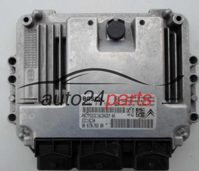 CALCULATEUR MOTEUR PEUGEOT 206 1.4 HDI BOSCH 0 281 012 525,  96 613 763 80
