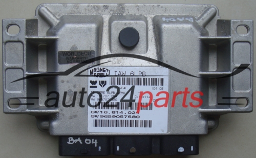 ECU ENGINE CONTROLLER  PEUGEOT Magneti Marelli IAW 6LPB,  HW 16.707.054