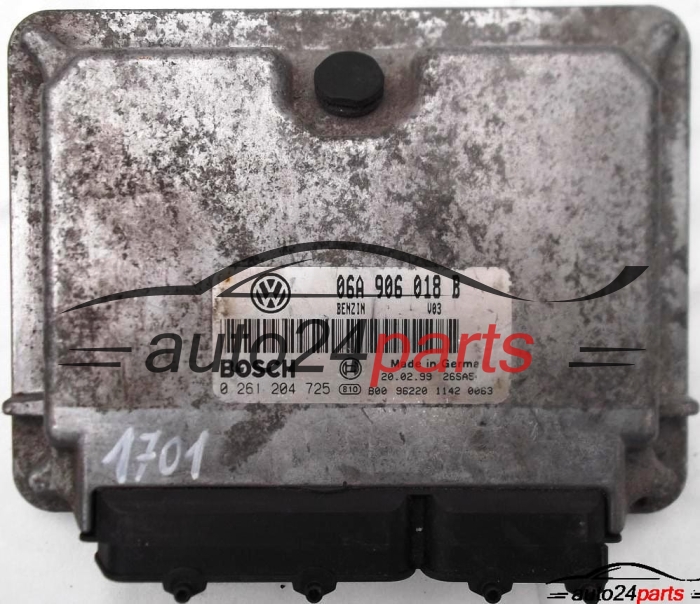 CENTRALINA DO MOTORE SEAT LEON TOLEDO 1.8 06A906018B, BOSCH 0261204725