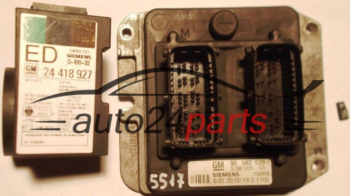  ECU ENGINE CONTROLLER OPEL ASTRA ZAFIRA 1.8 X18XE1 SIEMENS 5WK91705