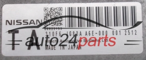 CENTRALITA ECU CAJA DE CAMBIOS AUTOMATICA NISSAN HITACHI 310363UK1C, 310F6 JG83A