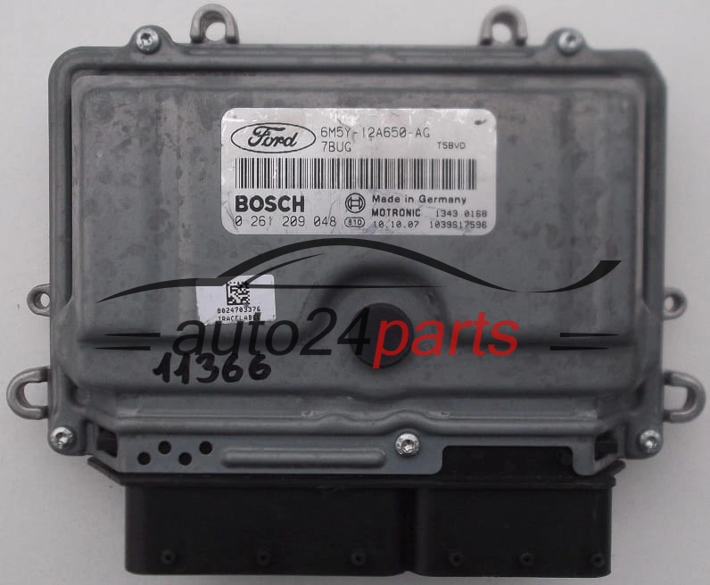 Μονάδα Ελέγχου Κινητήρα FORD FOCUS 2.5 T BOSCH 0 261 209 048, 0261209048, 6M5Y-12A650-AG, 6M5Y12A650AG