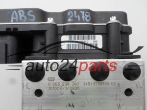 ABS POMPA I STEROWNIK BMW BOSCH 0 265 236 380, 0265236380, 3451 6768550-02, 3451676855002, 0 265 951 674, 0265951674 -  2478