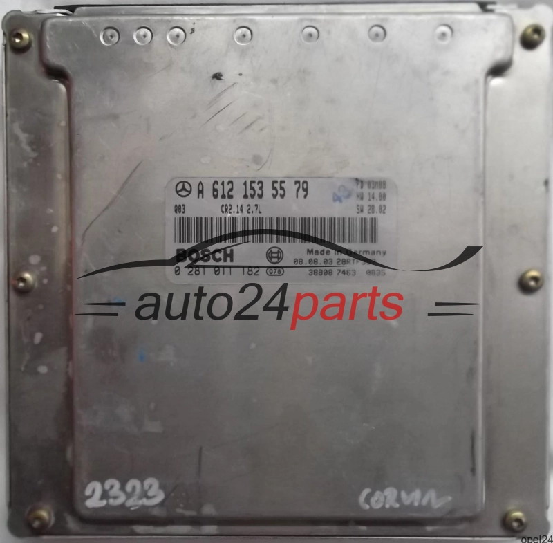 MOTORSTEUERGERÄT ECU STEUERGERÄT MERCEDES W209 CLK 270 CDI A6121535579, A 612 153 55 79, 6121535579, BOSCH 0281011182