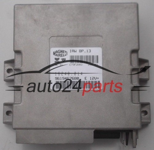ECU ENGINE CONTROLLER CITROEN PEUGEOT MAGNETI MARELLI IAW 8P.13,  16240.014,  9619467680