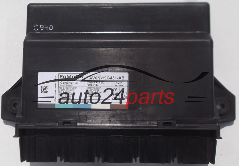CONTINENTAL 5WK49778D, FoMoCo AV6N-19G481-AB, AV6N19G481AB