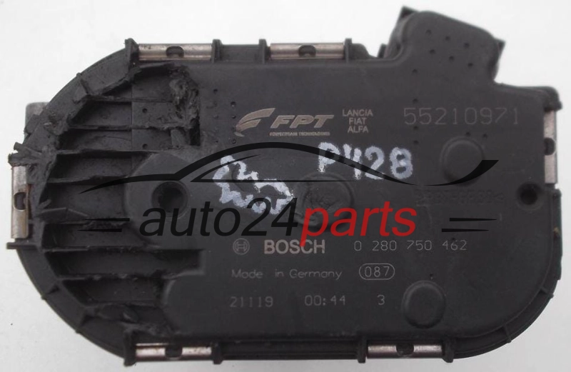 DROSSELKLAPPE LANCIA FIAT ALFA BOSCH 0 280 750 462, 0280750462, 55210971 