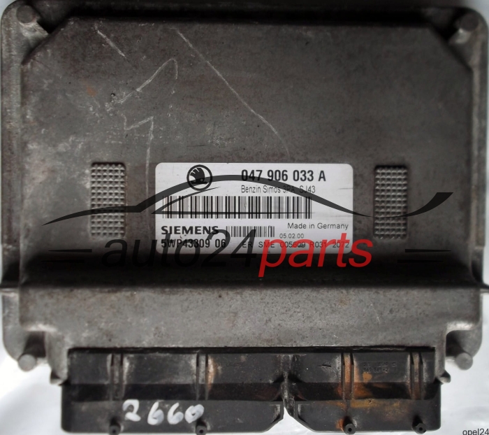 ΜΟΝΑΔΑ ΕΛΕΓΧΟΥ ΚΙΝΗΤΗΡΑ SKODA FABIA 1.4 MPI AME 047906033A, SIEMENS 5WP43309 06
