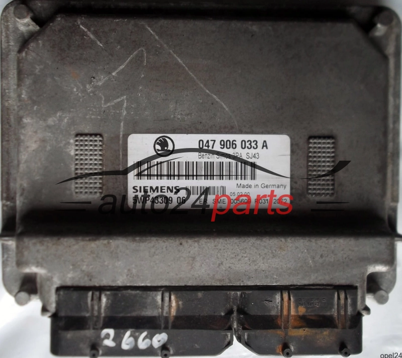 ΜΟΝΑΔΑ ΕΛΕΓΧΟΥ ΚΙΝΗΤΗΡΑ SKODA FABIA 1.4 MPI AME 047906033A, SIEMENS 5WP43309 06
