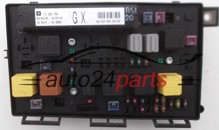 ELEKTRISCHER KASTEN SICHERUNGKASTEN SICHERUNG UND RELAIS STROMKASTEN RELAISKASTEN OPEL ASTRA ZAFIRA B 