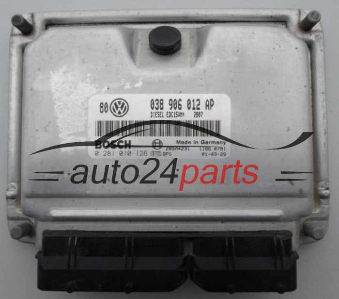 ECU CENTRALITA DE MOTOR  VW VOLKSWAGEN GOLF 1.9 TDI BOSCH 0 281 010 126,  038 906 012 AP