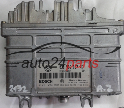 ΜΟΝΑΔΑ ΕΛΕΓΧΟΥ ΚΙΝΗΤΗΡΑ SEAT AROSA 1.0 030906027AK, BOSCH 0261203930, MOTORSTEUERUNG 2274, 26SA5095