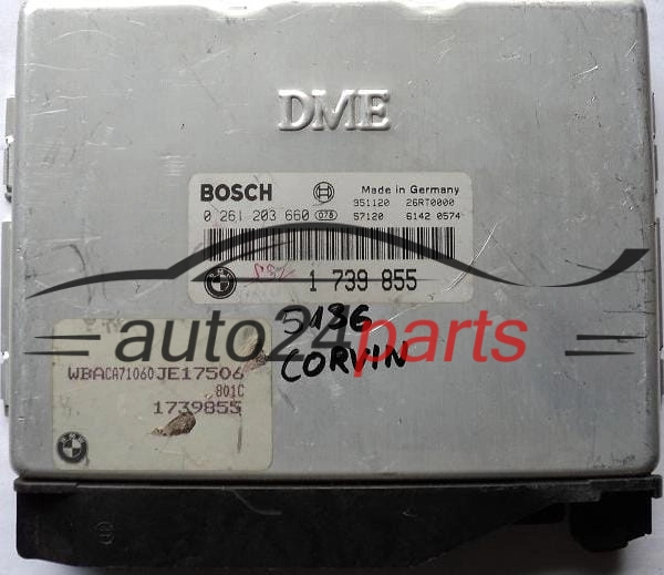 Μονάδα Ελέγχου Κινητήρα BMW 3 E36 316 BOSCH 0 261 203 660, 0261203660, 1 739 855, 1739855