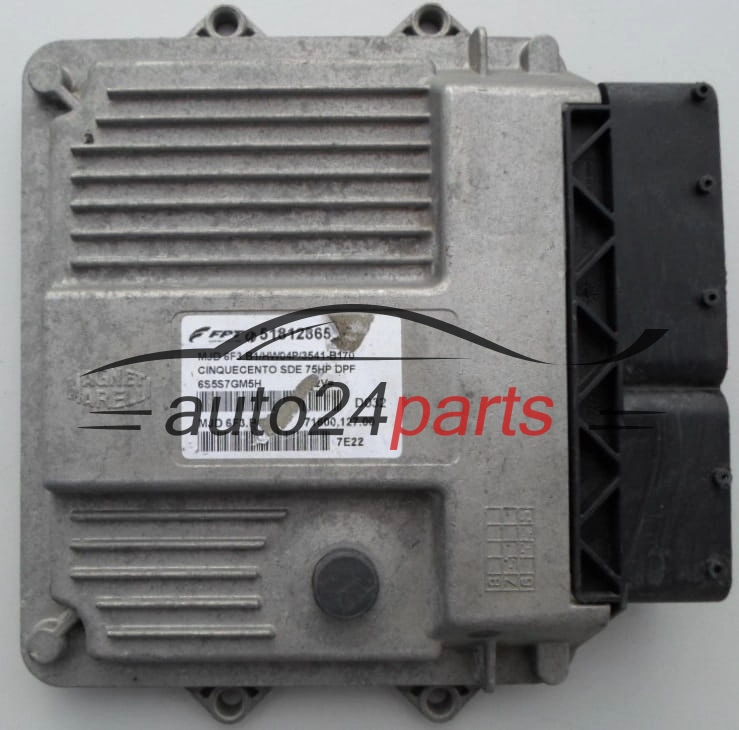 Μονάδα Ελέγχου Κινητήρα FIAT 500 1.3 JTD MAGNETI MARELLI MJD 6F3.B1,  FGP 51812865, 71600.127.00