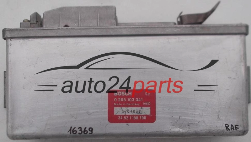 CENTRALINA ABS BMW 3ER E30 BOSCH 0 265 103 041, 0265103041, 34.52-1 158 706, 34521158706