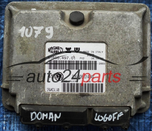 ECU CENTRALITA DE MOTOR VW VOLKSWAGEN GOLF IV 4 AHW 036 906 014 AN, 036906014AN, 61600.497.01, 6160049701, IAW4CV.V0  