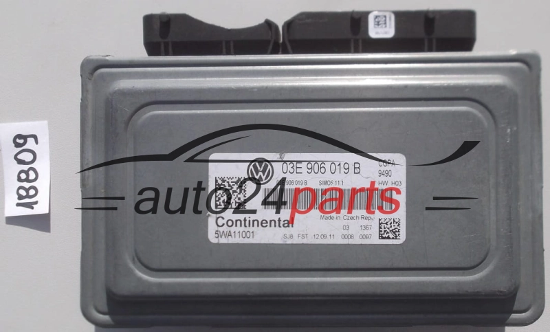 KOMPUTER STEROWNIK SILNIKA VOLKSWAGEN POLO 1.2 CONTINENTAL 5WA11001