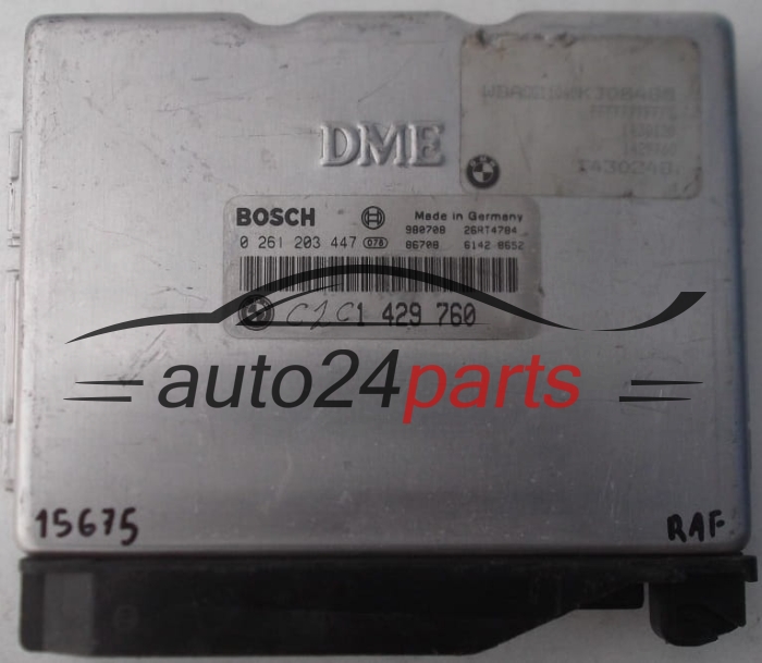 KOMPUTER STEROWNIK SILNIKA BMW E36, 318 1.8 16V, BOSCH 0 261 203 447, 0261203447, 1 429 760, 1429760