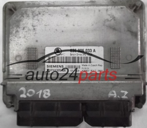 KOMPUTER STEROWNIK SILNIKA SKODA FABIA 1.2 AZQ 03E906033A, 03E 906 033 A, SIEMENS 5WP44305 08, BENZIN SIMOS 3PE 5329 - 2018