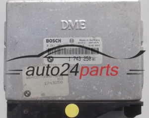 ECU ENGINE CONTROLLER BMW E36 318 BOSCH 0 261 203 590, 0261203590, 1 743 250, 1743250 