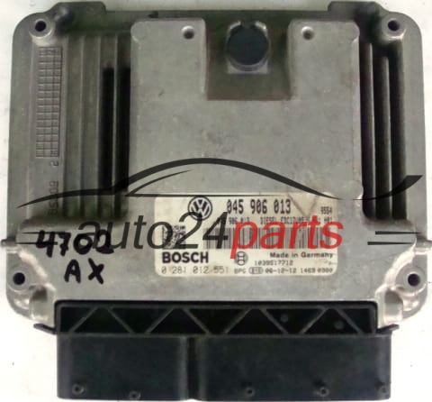 Μονάδα Ελέγχου Κινητήρα VW VOLKSWAGEN POLO 1.4 TDI 045906013, 045 906 013 BOSCH 0281012551, 0 281 012 551