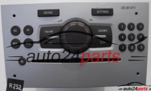 RADIO CD MP3 OPEL CORSA 497 316 088 / 497316088 / 13 254 193 AS / 13254193AS / CD30