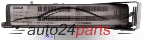 KOMPUTER STEROWNIK SILNIKA VOLVO 850 V70 2.4, BOSCH 0 261 204 612, 0261204612, P09155777, 1T26S5059, JV.2 