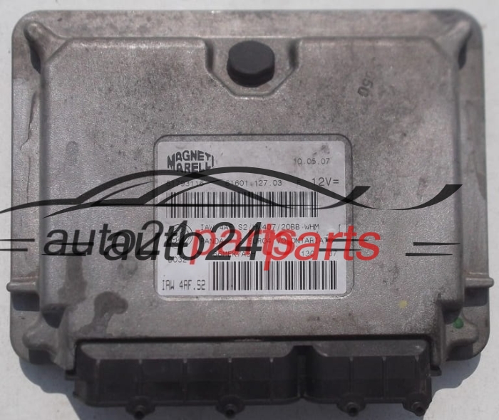 MOTORSTEUERGERÄT ECU STEUERGERAT FIAT PANDA 1.2 MAGNETI MARELLI IAW 4AF.S2,  51793116, 61601.127.03