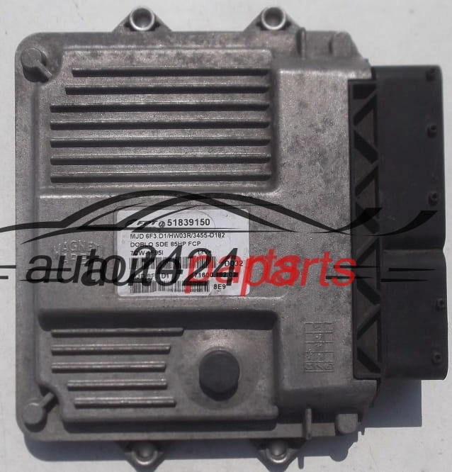 Μονάδα Ελέγχου Κινητήρα FIAT DOBLO 1.3 JTD MAGNETI MARELLI MJD 6F3.D1, MJD6F3D1, FPT 51839150, 71600.192.02, 7160019202 