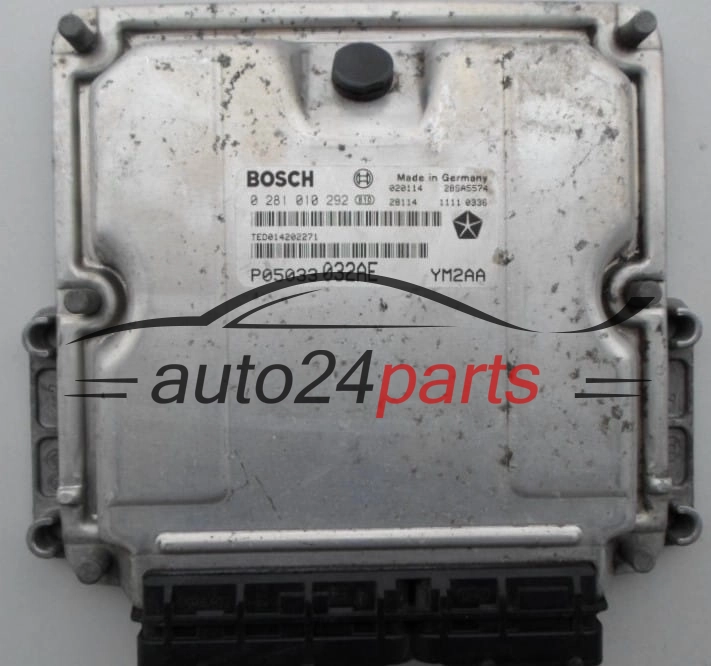 Μονάδα Ελέγχου Κινητήρα  CHRYSLER PT CRUISER 2.2 CRDI BOSCH 0 281 010 292, P05033032AE, YM2AA