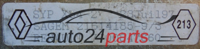 CALCULATEUR MOTEUR RENAULT SAFRANE SAGEM  2161418593, 7700847660