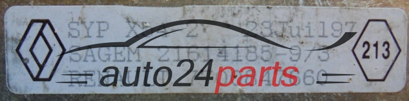 CALCULATEUR MOTEUR RENAULT SAFRANE SAGEM  2161418593, 7700847660
