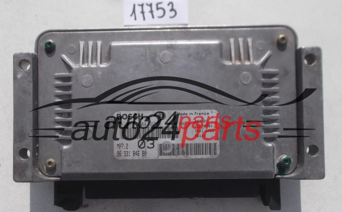 CALCULATEUR MOTEUR CITROEN SAXO 1.6, BOSCH 0 261 204 929, 0261204929, 96 331 846 80, 9633184680