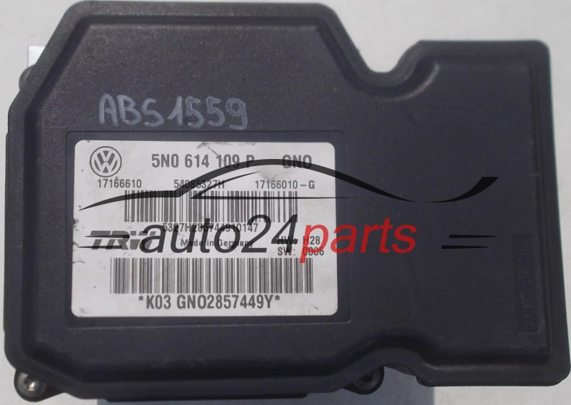ABS PUMP VOLKSWAGEN TIGUAN 1.4 TRW 5N0 614 109 P, 5N0614109P, 17166610, 54085327H, 17166010-G 