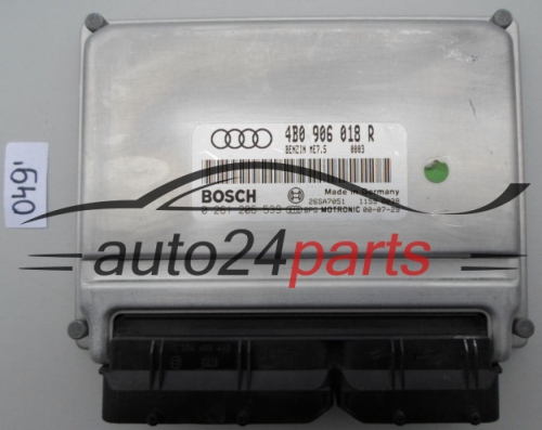 KOMPUTER STEROWNIK SILNIKA AUDI 1.8 T BOSCH 0 261 206 539,  4B0 906 018 R