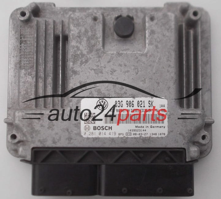 Μονάδα Ελέγχου Κινητήρα SEAT ALTEA 1.9 TDI BOSCH 0 281 014 419,  03G 906 021 SK